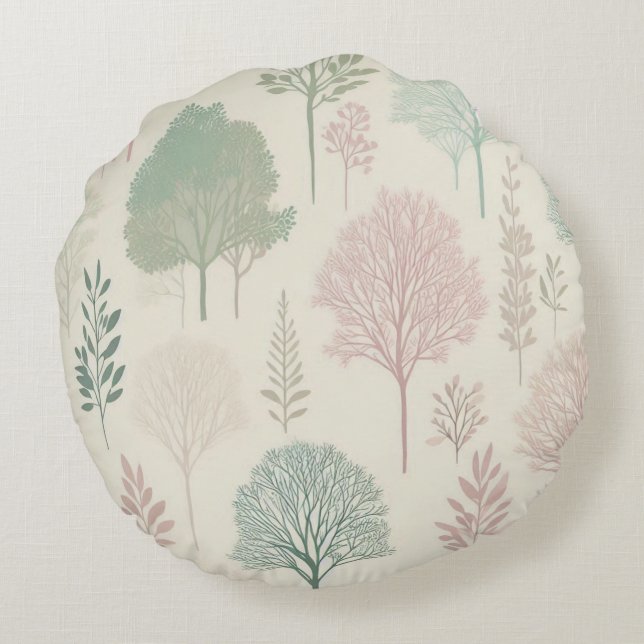 Almofada Redonda Pastel Forest Round Cushion (Verso)