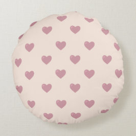 Almofada Redonda Pastel Love Hearts