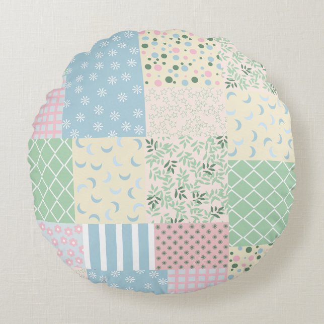 Almofada Redonda Patch (Frente)