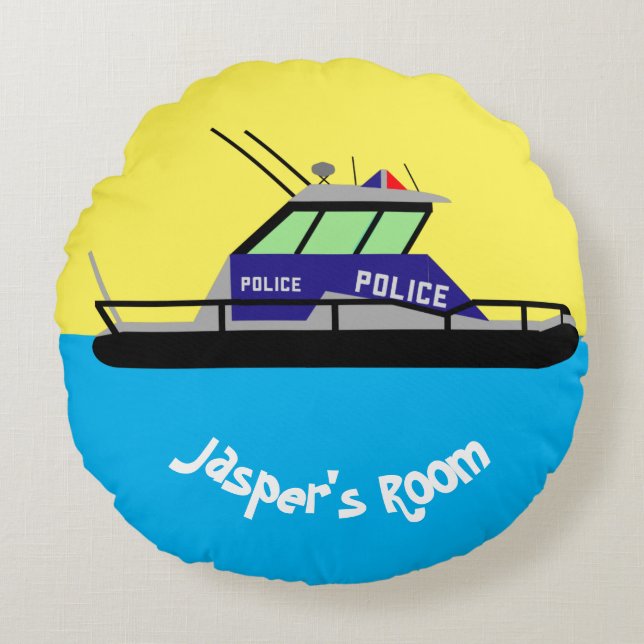 Almofada Redonda Patrol Boat (Frente)