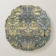 Pavão e Dragão Mitológico por William Morris