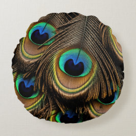 Almofada Redonda Peacock Love