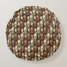 Peças retangulares esculpidas, ouro castanho