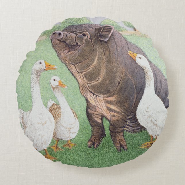 Almofada Redonda Pedaço saboroso (Frente)