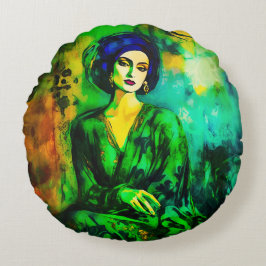 Almofada Redonda Pensamentos profundos