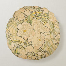 Peônias por Alphonse Mucha