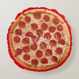 Almofada Redonda Pepperoni Pizza Thunder_Cove