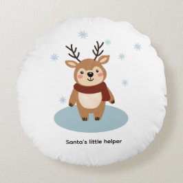 Almofada Redonda Pequeno Auxiliar de papais noeis