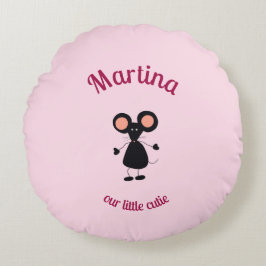 Almofada Redonda Pequeno rato 