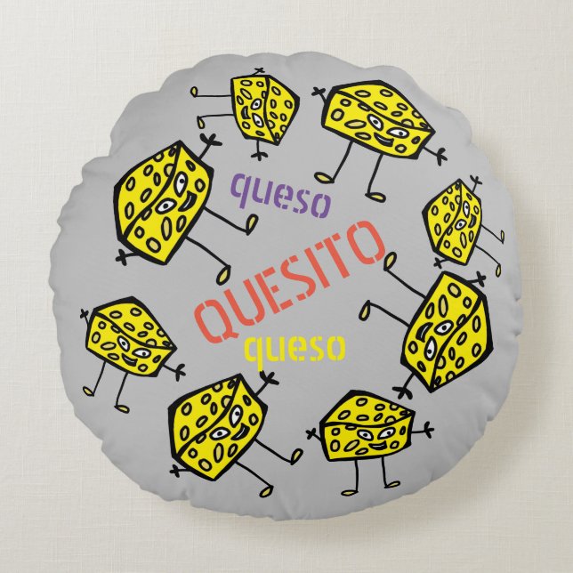 Almofada Redonda pergunta (Frente)