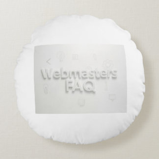 Almofada Redonda Perguntas frequentes sobre webmasters