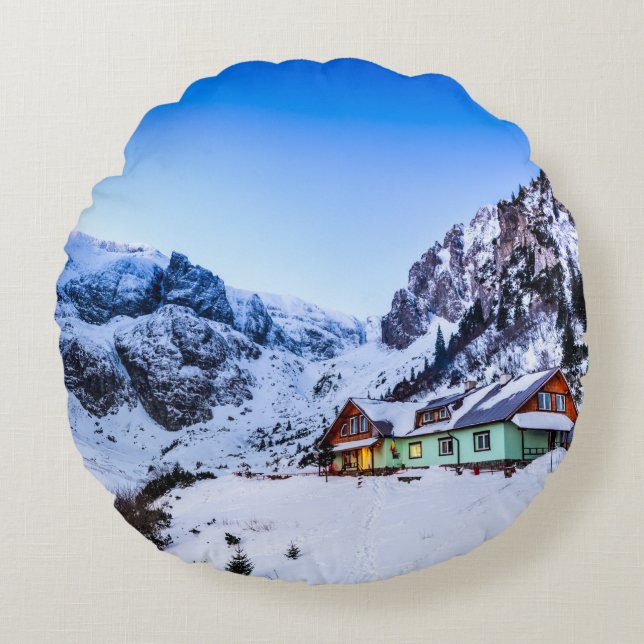 Almofada Redonda Personalizada Malaiesti (Frente)