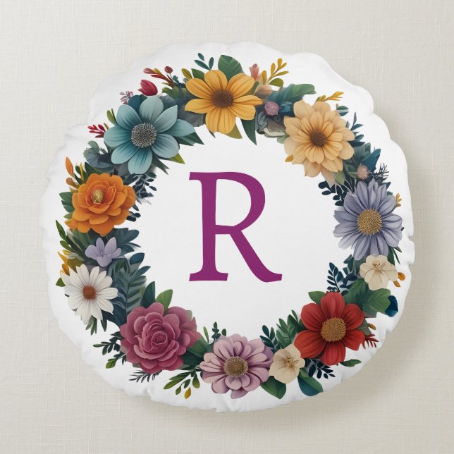 Almofada Redonda Personalizado (Frente)