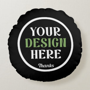 Almofada Redonda personalizado, único, elegante e minimalista