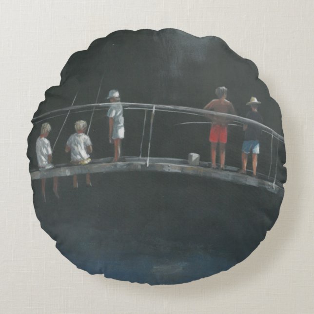 Almofada Redonda Pesca infantil (Frente)