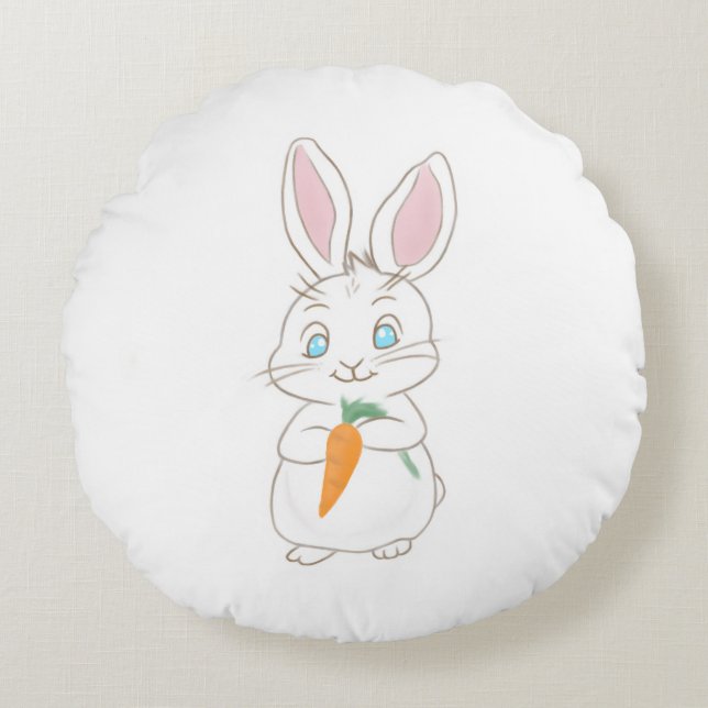 Almofada Redonda Peter Cottontail (Frente)