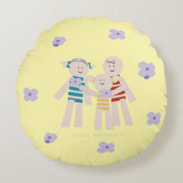 Almofada Redonda Petits Habitants - Canciones para Soñar