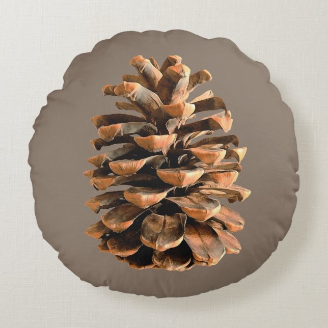 Almofada Redonda Pine Cone (Frente)