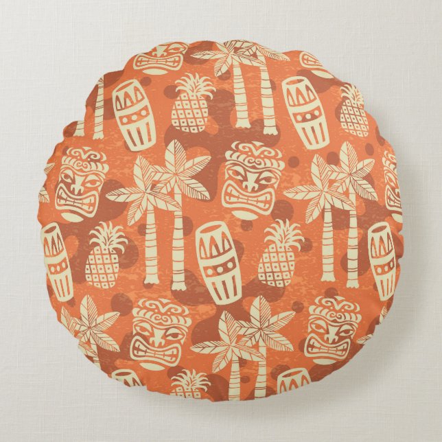 Almofada Redonda Pineapple Pattern (Frente)