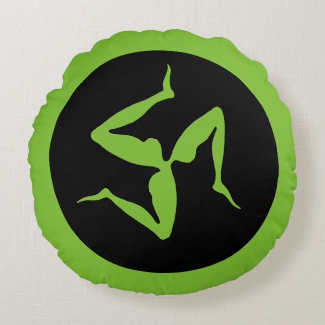 Almofada Redonda Piscina: Triskelion (Frente)