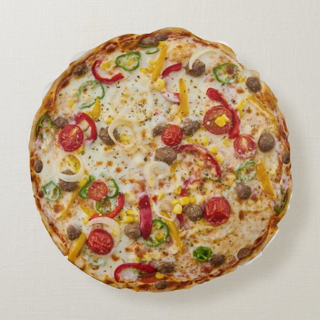 Almofada Redonda Pizza (Verso)