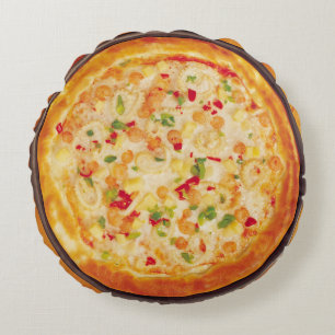 Almofada Redonda Pizza do camarão
