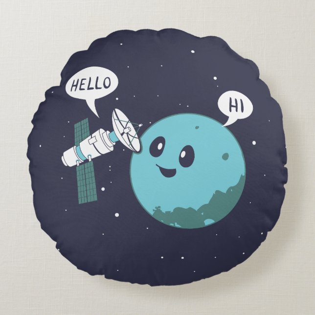 Almofada Redonda Planeta (Frente)