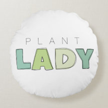 Planta Lady Round Travesseiro