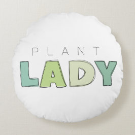 Almofada Redonda Planta Lady Round Travesseiro