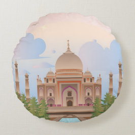 Almofada Redonda Poesia no mármore