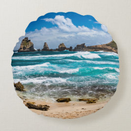 Almofada Redonda Pointe des Chateaux, Grande-Terre, Guadeloupe Roun