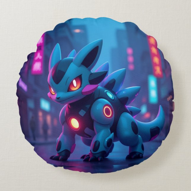 Almofada Redonda Pokémon und seine Treue Freunde (Frente)