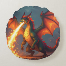 Almofada Redonda Pokémon und seine Treue Freunde