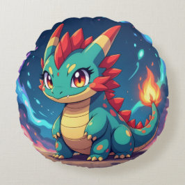 Almofada Redonda Pokémon und seine Treue Freunde