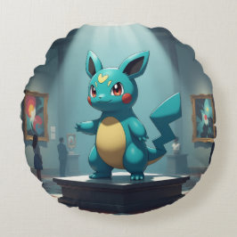 Almofada Redonda Pokémon und seine Treue Freunde