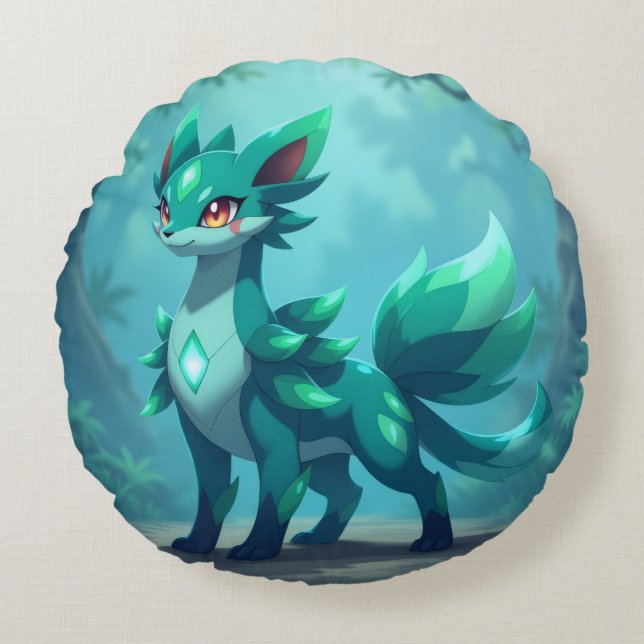 Almofada Redonda Pokémon und seine Treue Freunde (Frente)