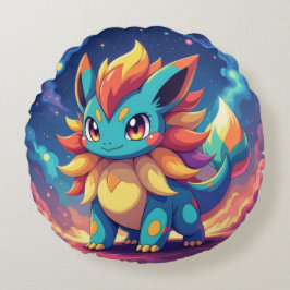 Almofada Redonda Pokémon und seine Treue Freunde