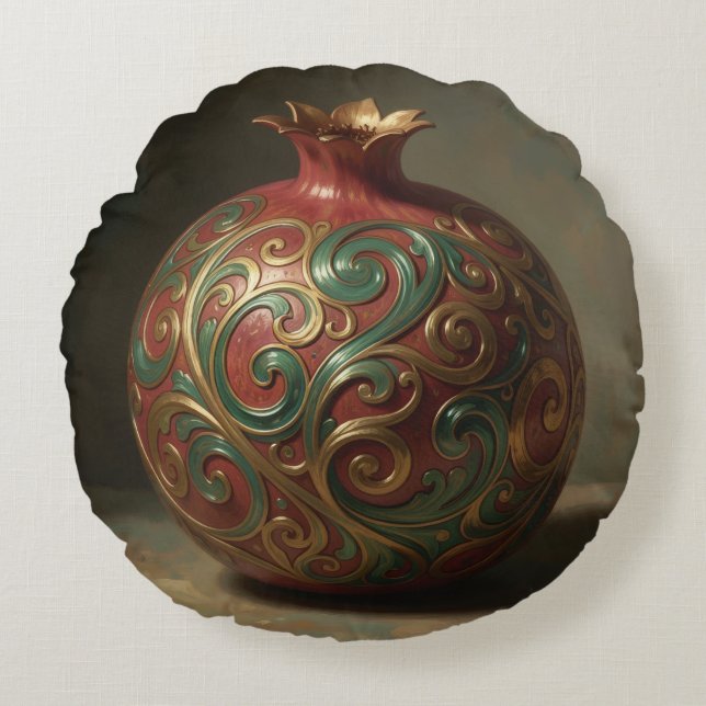 Almofada Redonda Pomegranate´11 (Frente)