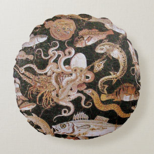 Almofada Redonda POMPEII COLLECTION/OCEAN - SEA LIFE SCENE Náutica