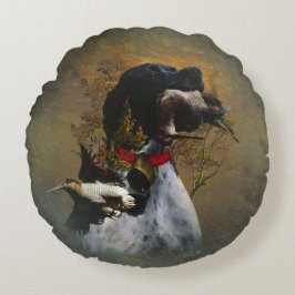 Almofada Redonda Ponteiro Inglês