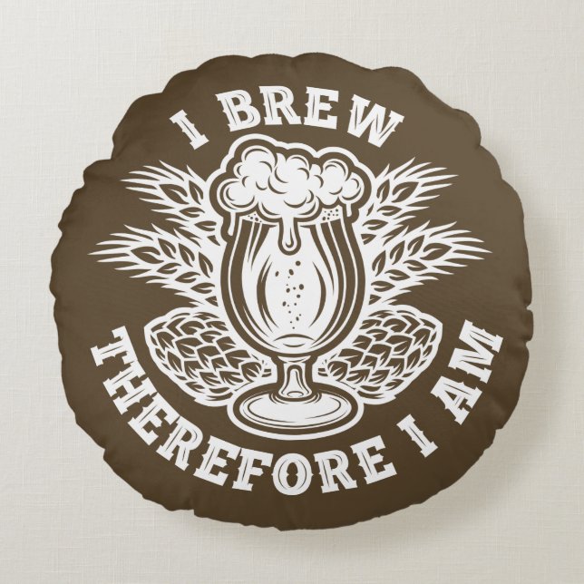 Almofada Redonda Por Isso, Eu Sou (Frente)