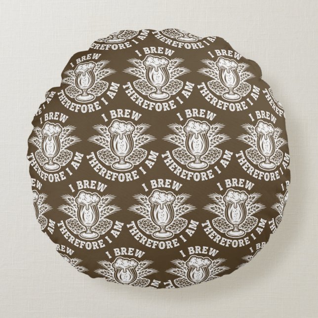 Almofada Redonda Por Isso, Eu Sou (Frente)