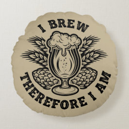 Almofada Redonda Por Isso, Eu Sou