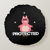 Porco rosa engraçado