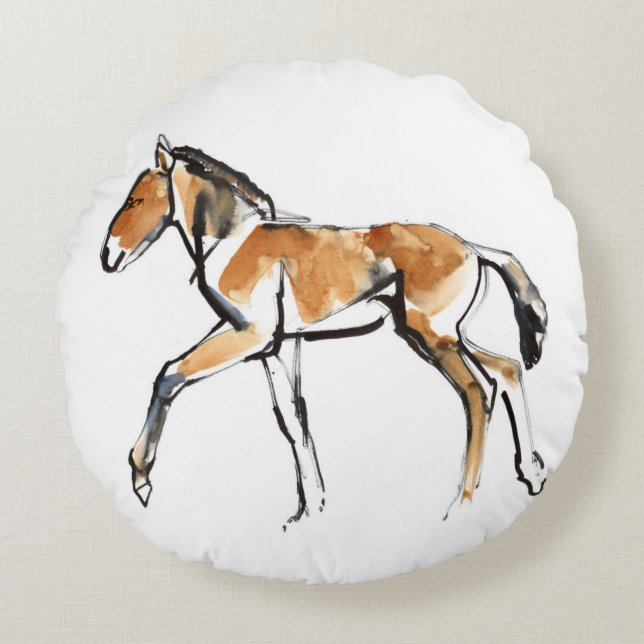 Almofada Redonda Potro (Frente)