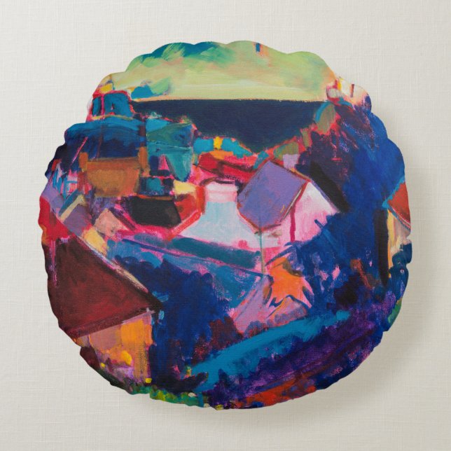 Almofada Redonda Pouco abrigo (Frente)