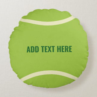Almofada Redonda Presente de Tênis Verde Moderno