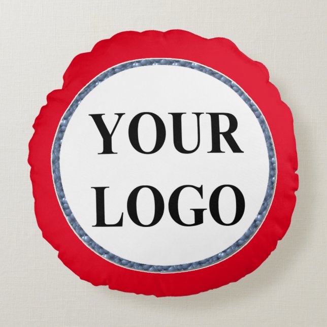 Almofada Redonda Presente para Vovó Feriado Natal ADD LOGO (Frente)