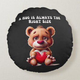 Almofada Redonda Presentes Adoráveis Do Urso De Teddy