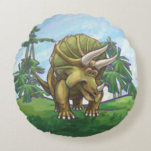 Almofada Redonda Presentes e acessórios do Triceratops